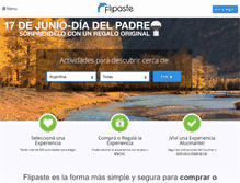 Tablet Screenshot of flipaste.com.ar